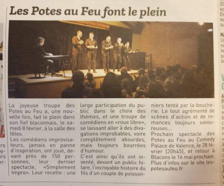 Les Potes au feu font le plein