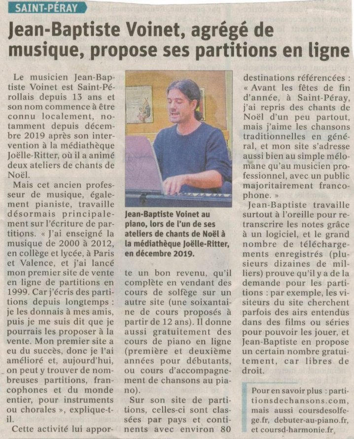 Article du Dauphiné Libéré