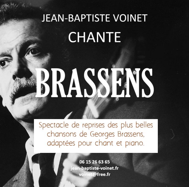 Spectacle Georges Brassens